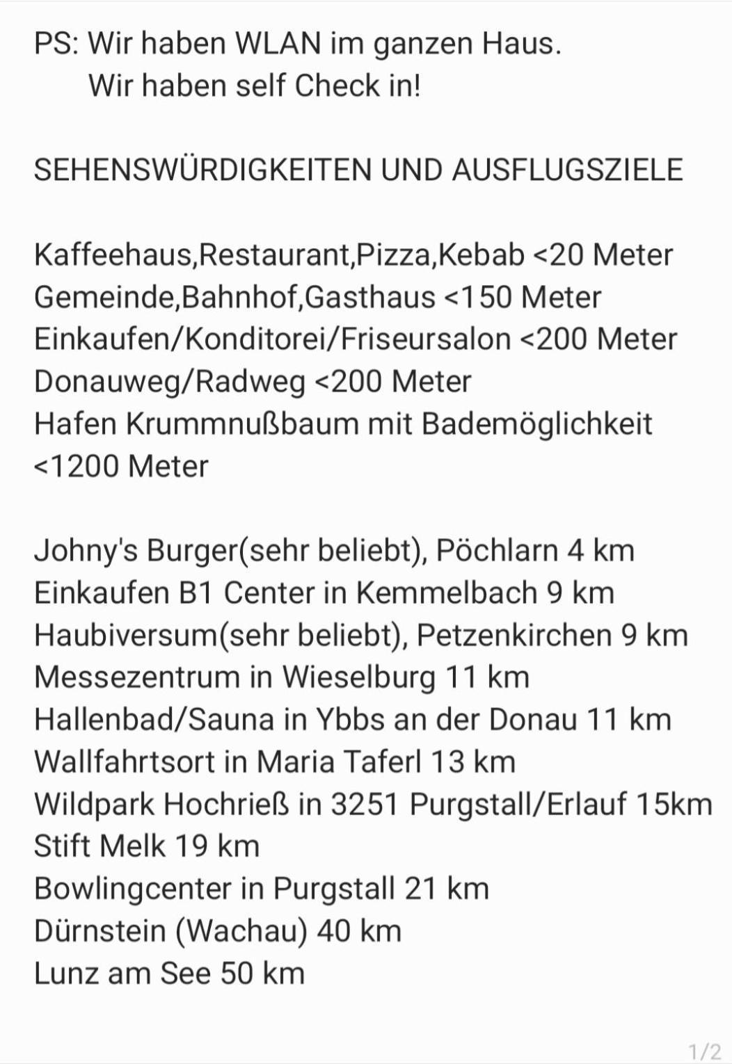Apartment, 3375 Krummnussbaum An Der Donau Krumnussbaum Eksteriør bilde